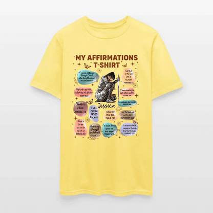 Personalized Warrior of God Bible Verse Affirmation I Can Do All Things Through Christ T-Shirt