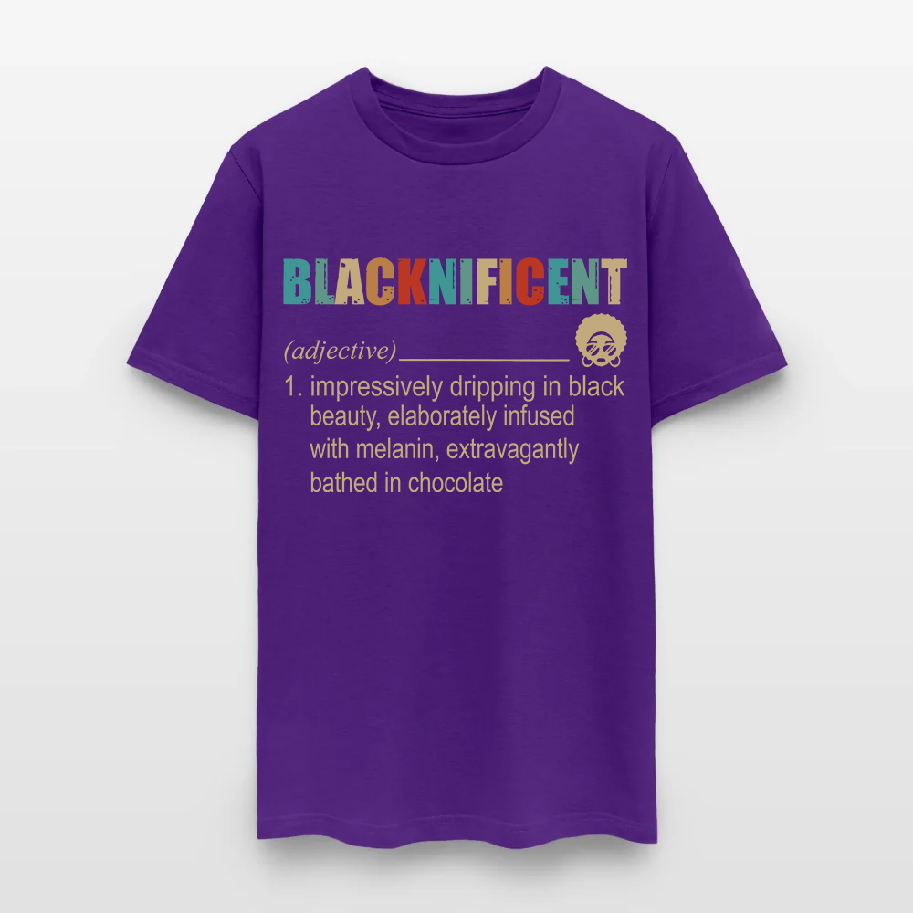 Blacknificent Black Beauty Chocolate T-Shirt