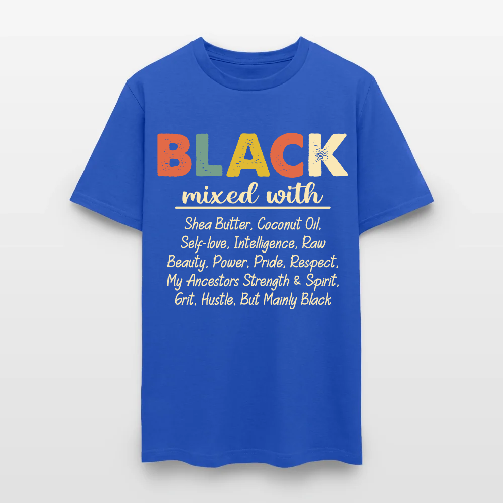 Black Mixed With Shea Butter Coconut Oil T-Shirt