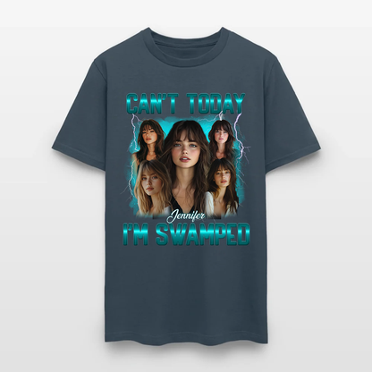 Personalized Photo Can't Today I'm Swamped T-Shirt