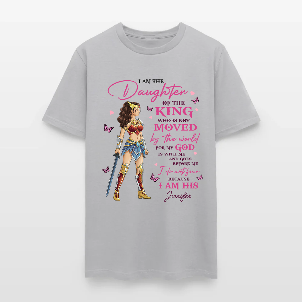 Personalized Wonder Woman Warrior of God I Am the Daughter of the King T-Shirt
