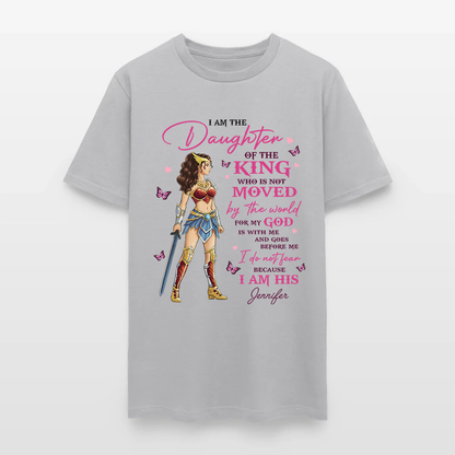 Personalized Wonder Woman Warrior of God I Am the Daughter of the King T-Shirt