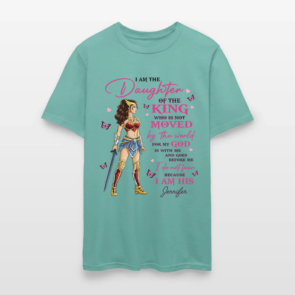 Personalized Wonder Woman Warrior of God I Am the Daughter of the King T-Shirt