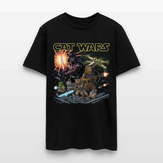 Cat Wars Vintage 90s Graphic Shirt - Funny Cat Warrior T-Shirt