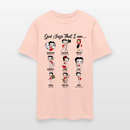 God Says I Am Loved Empowered Strong Unique Protected T-Shirt