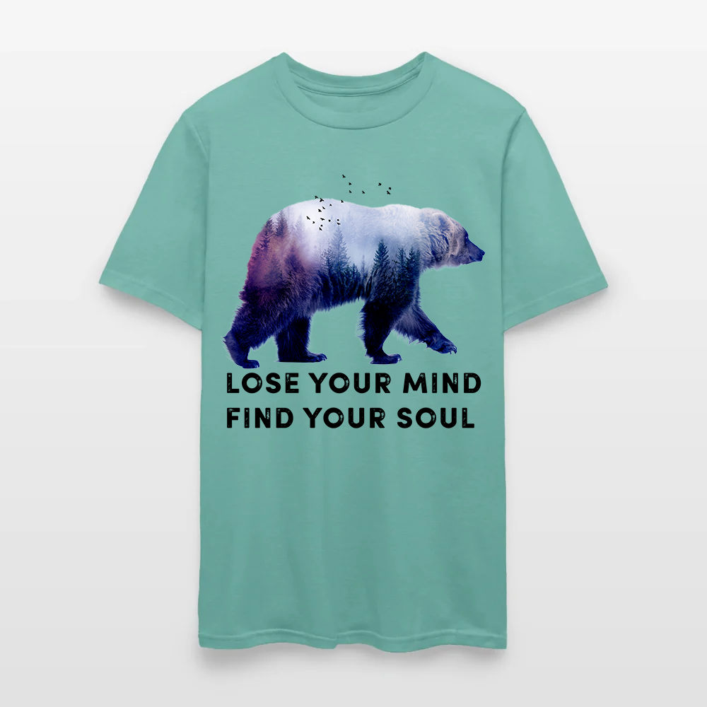 Bear Camping Lose Your Mind Find Your Soul T-Shirt