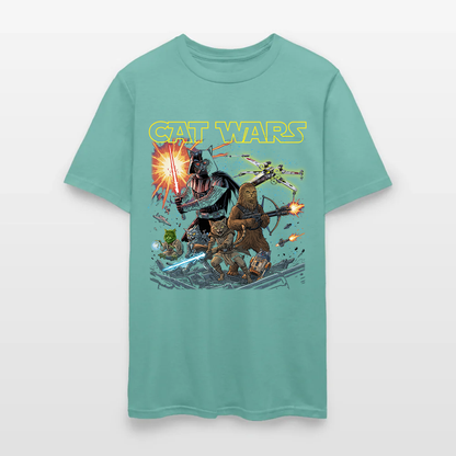 Cat Wars Vintage 90s Graphic Shirt - Funny Cat Warrior T-Shirt