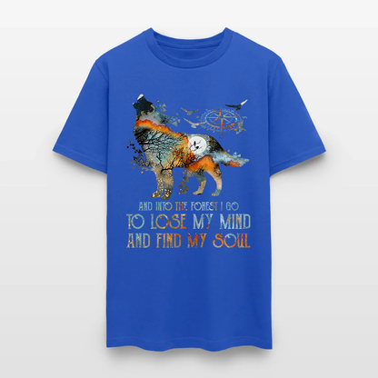 Bear Camping And Into The Forest I Go To Lose My Mind and Find My Soul T-Shirt