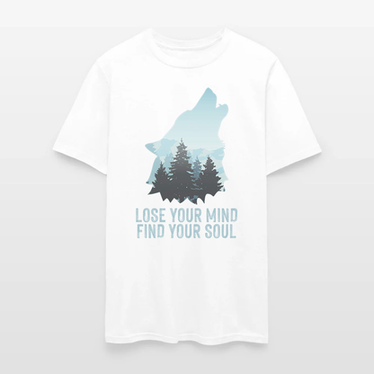 Wolf Camping Lose Your Mind Find Your Soul T-Shirt