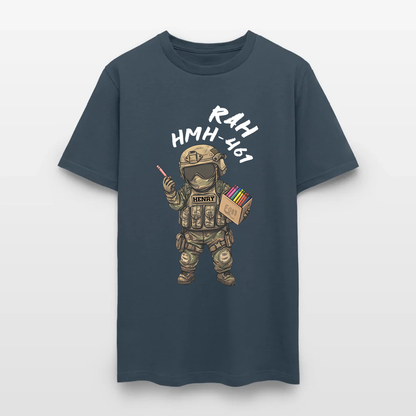 Personalized Funny Veterans Military Patriotic Gift for Marines Retirement Appreciation T-Shirt