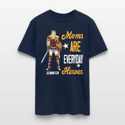 Personalized Wonder Woman Warrior Moms Are Everyday Heroes T-Shirt