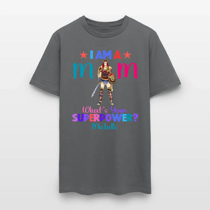 Personalized Wonder Woman Warrior I Am A Mom What's Your Superpower T-Shirt
