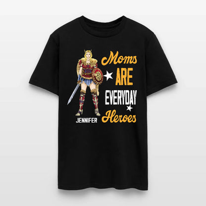 Personalized Wonder Woman Warrior Moms Are Everyday Heroes T-Shirt