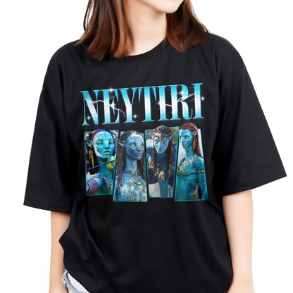 Avatar Neytiri Blue Alien Graphic T-Shirt