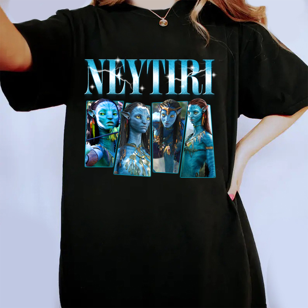 Avatar Neytiri Blue Alien Graphic T-Shirt
