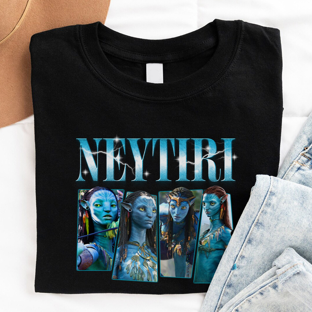 Avatar Neytiri Blue Alien Graphic T-Shirt