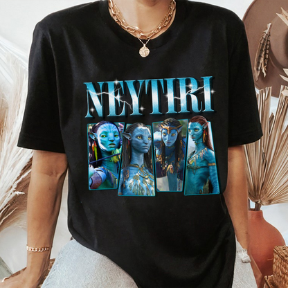 Avatar Neytiri Blue Alien Graphic T-Shirt