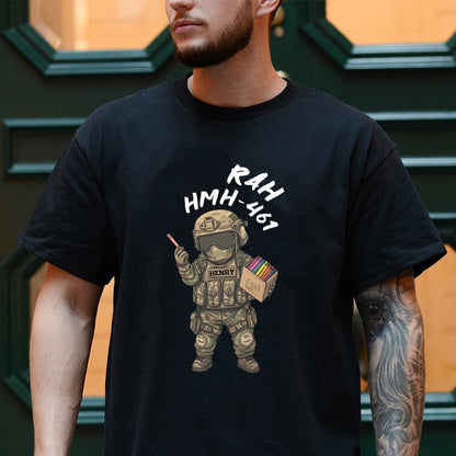 Personalized Funny Veterans Military Patriotic Gift for Marines Retirement Appreciation T-Shirt