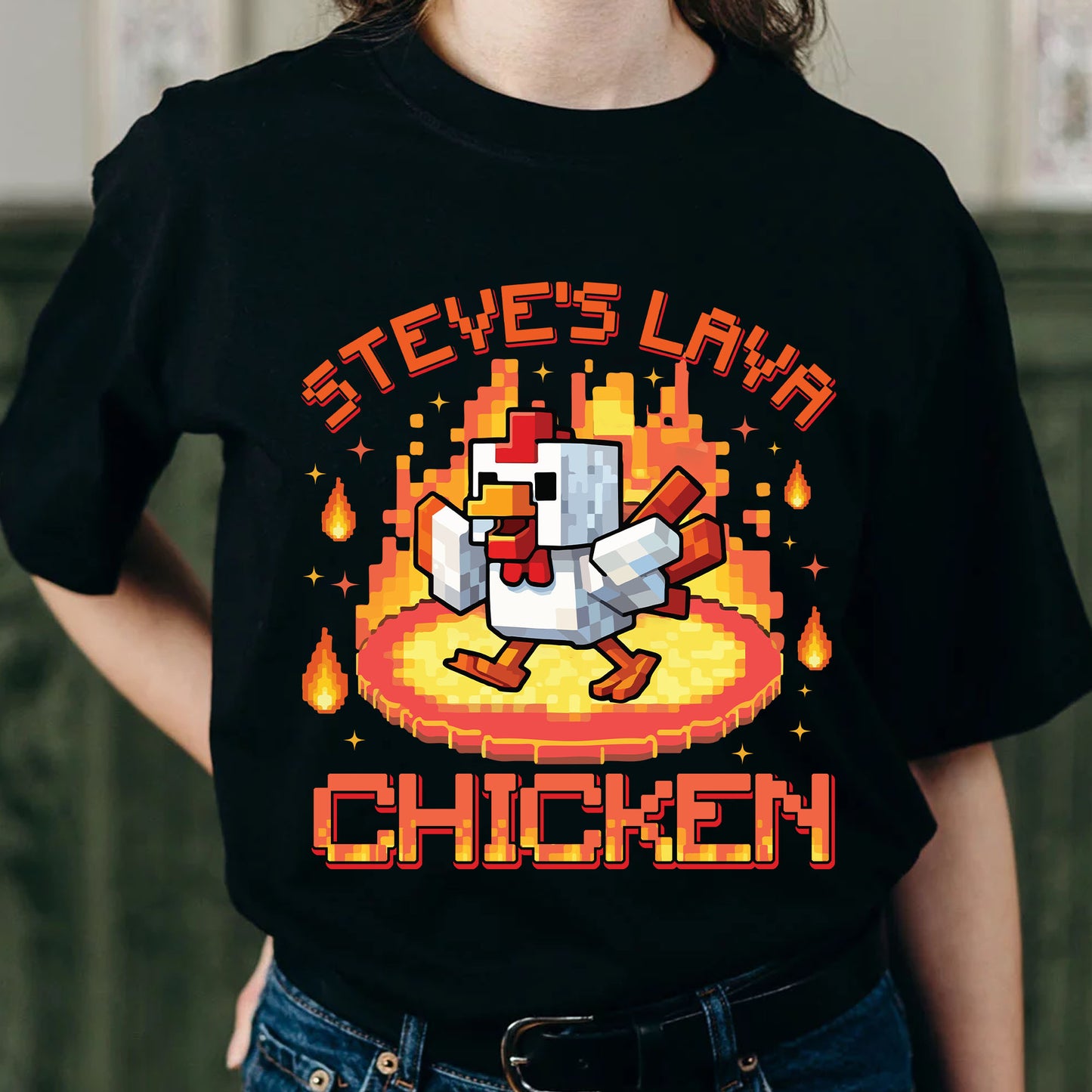 Steve's Lava Chicken Restaurant T-Shirt