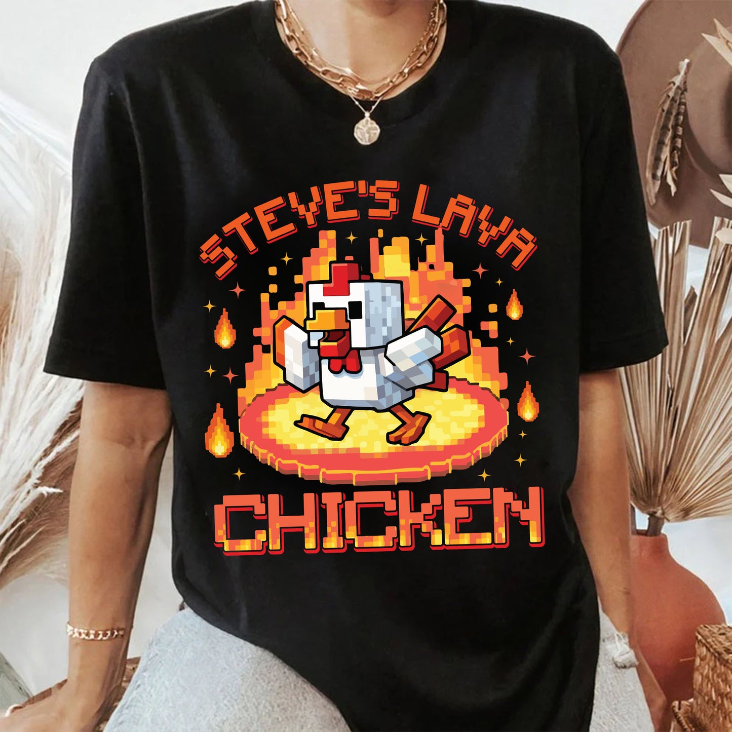Steve's Lava Chicken Restaurant T-Shirt