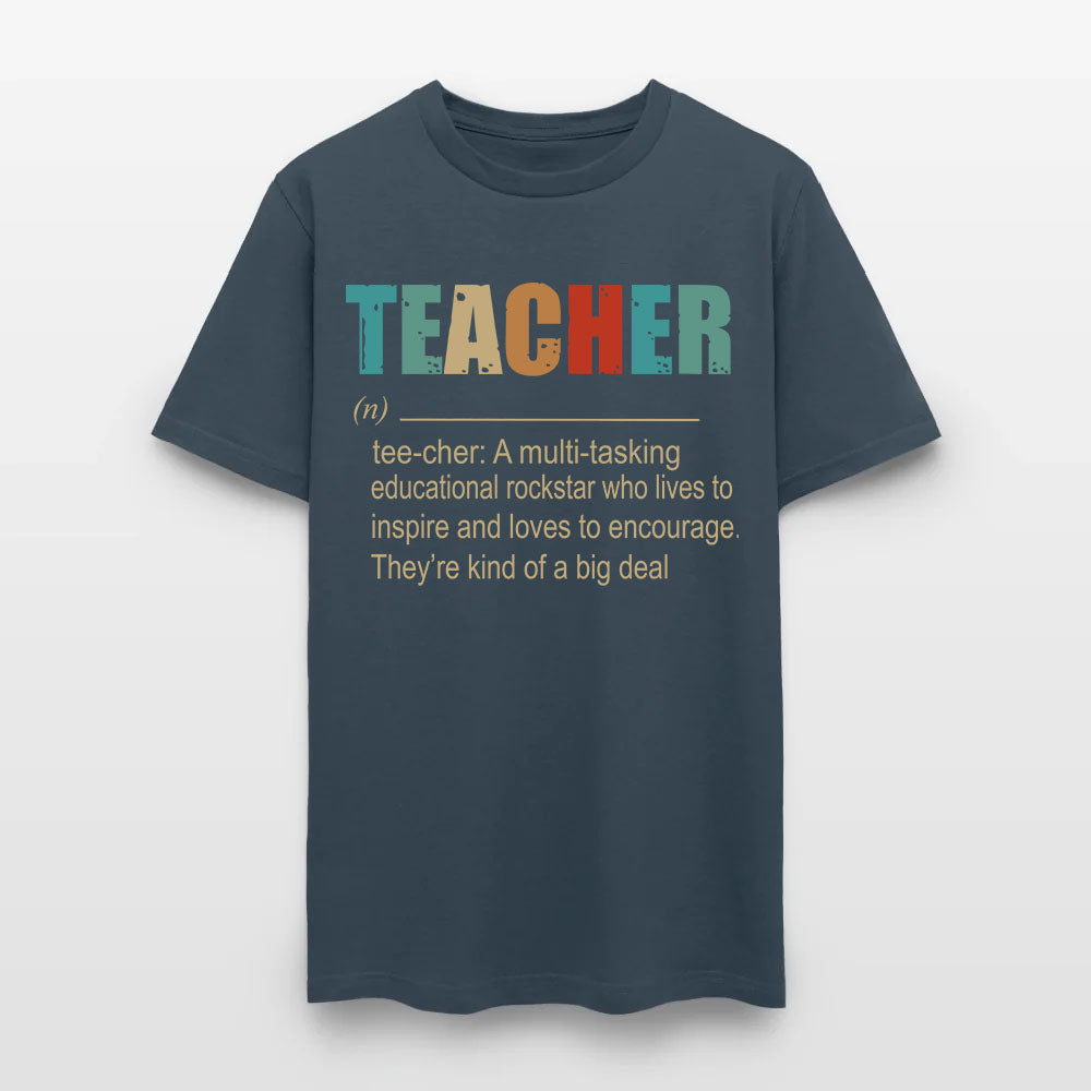 Teacher A Multitasking Educational Rockstar Who Lives To Inspire Ang Loves To Encourage T-Shirt