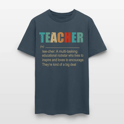 Teacher A Multitasking Educational Rockstar Who Lives To Inspire Ang Loves To Encourage T-Shirt