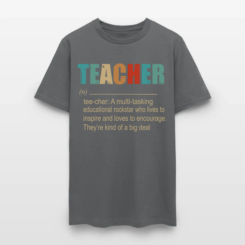 Teacher A Multitasking Educational Rockstar Who Lives To Inspire Ang Loves To Encourage T-Shirt