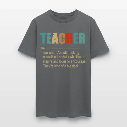 Teacher A Multitasking Educational Rockstar Who Lives To Inspire Ang Loves To Encourage T-Shirt